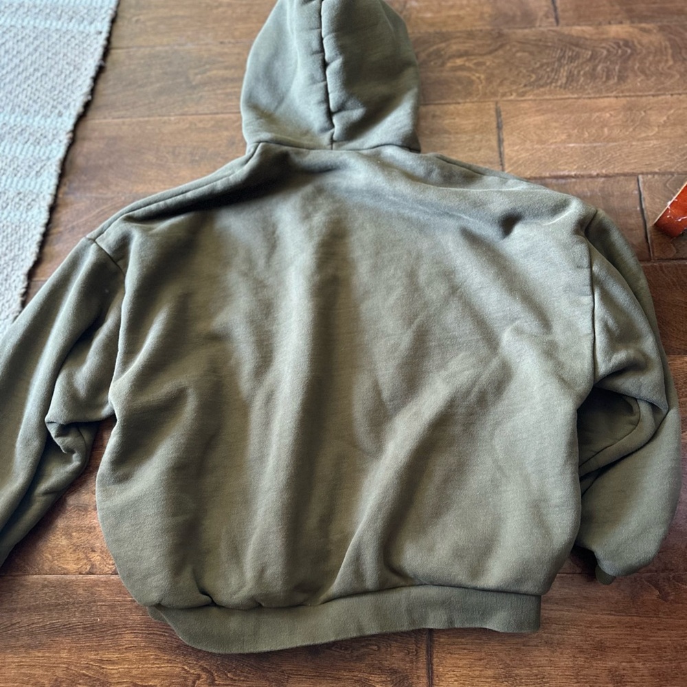 Essentials Men's Khaki Hoodie Sweater